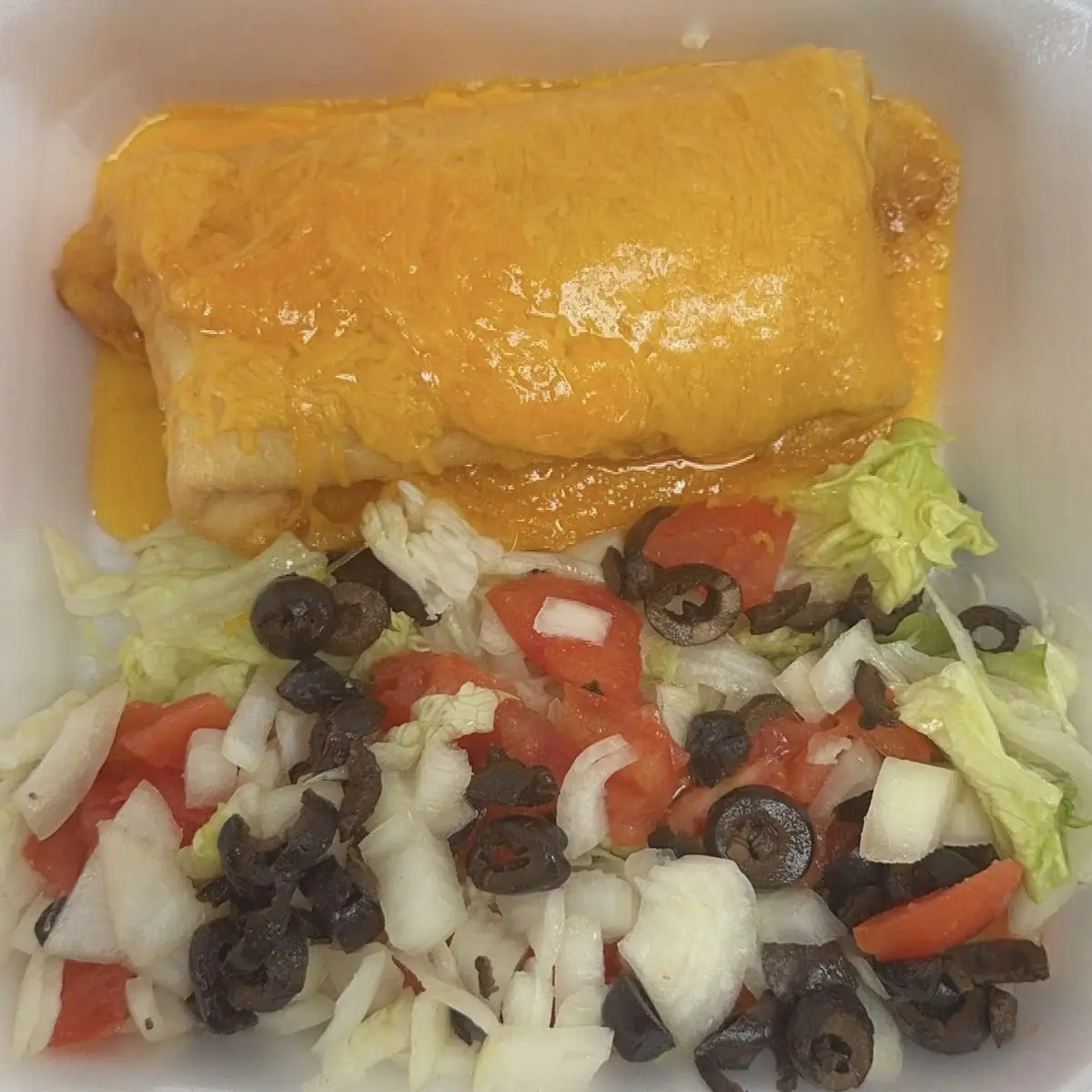 Deep Fried Meat and Cheese Burrito