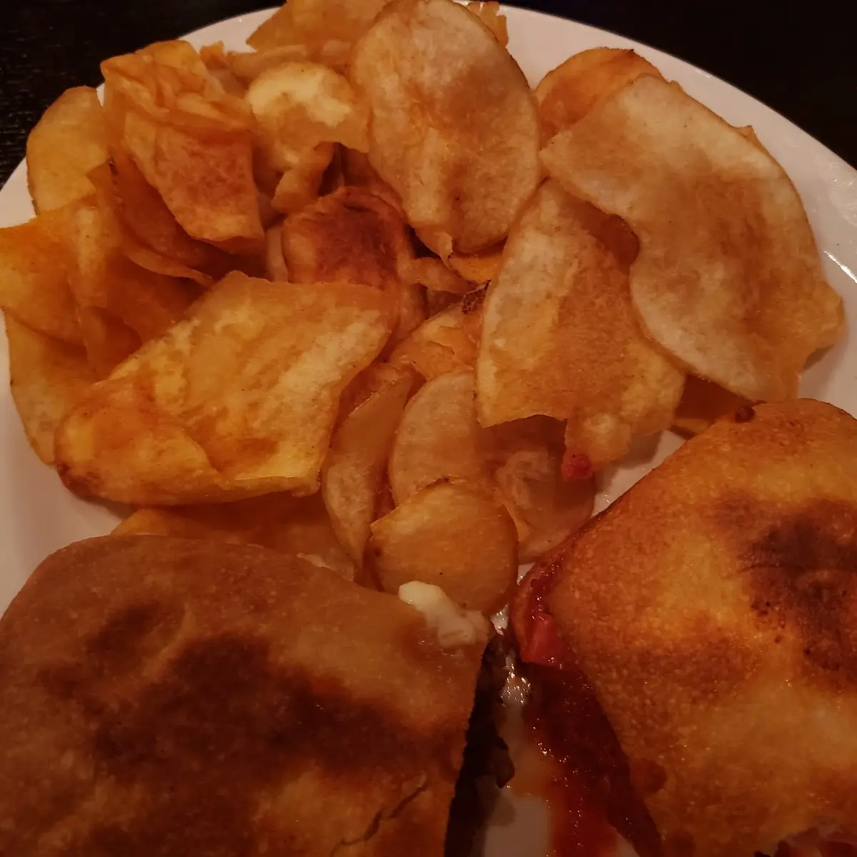 Beef Cheese Steak Sandwich with Chips