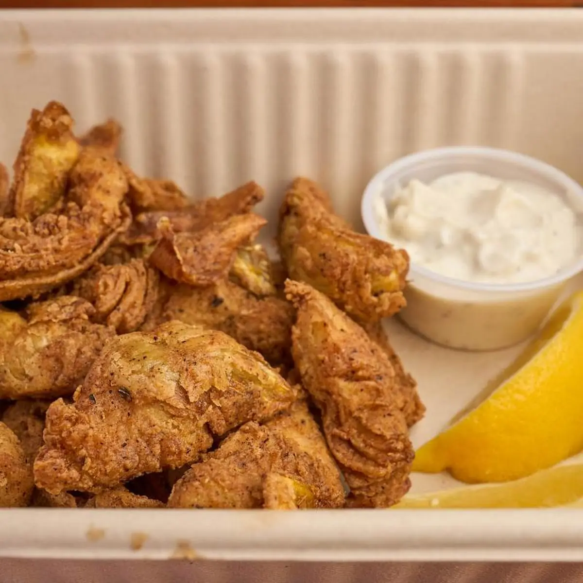 Fried Artichoke Hearts VG