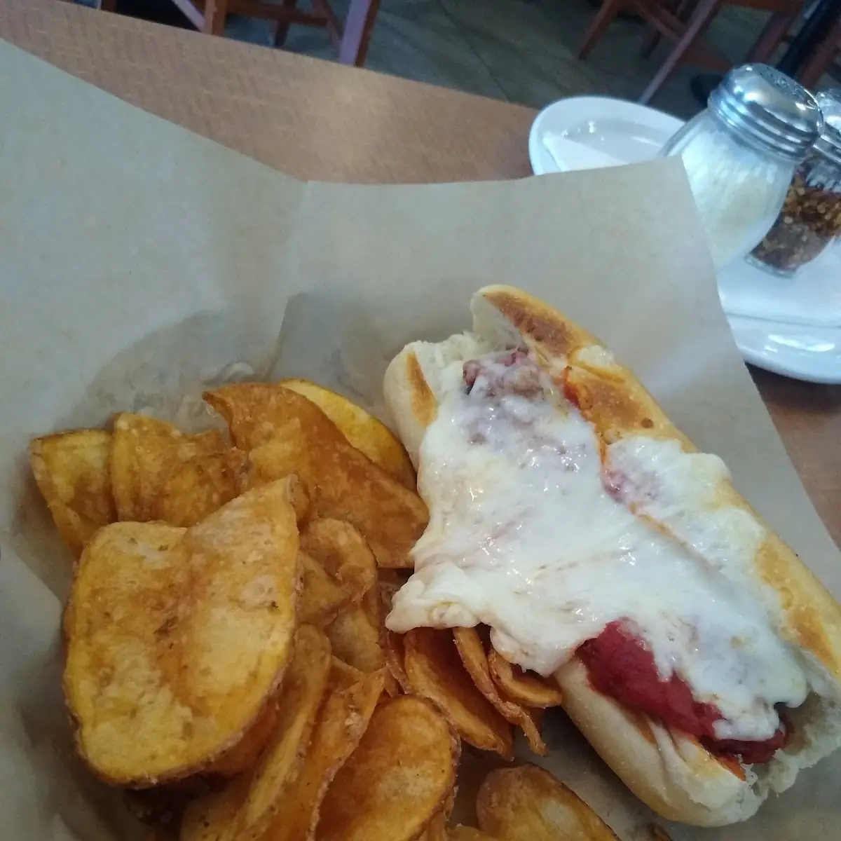 Meatball Sub with Chips