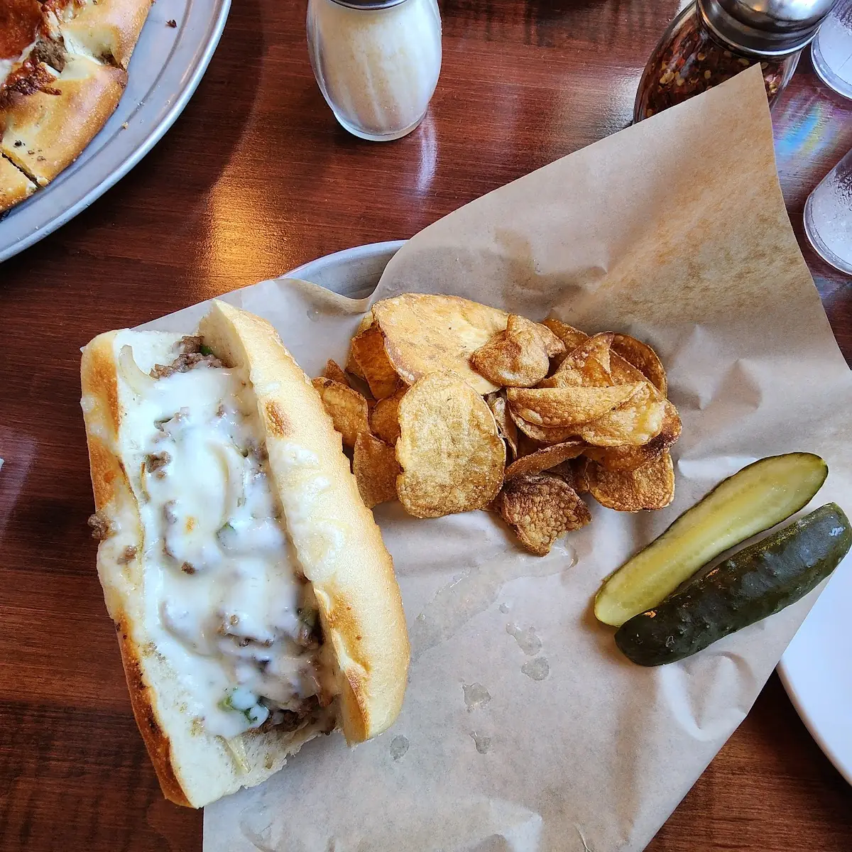 Philly Cheese Steak with House Chips