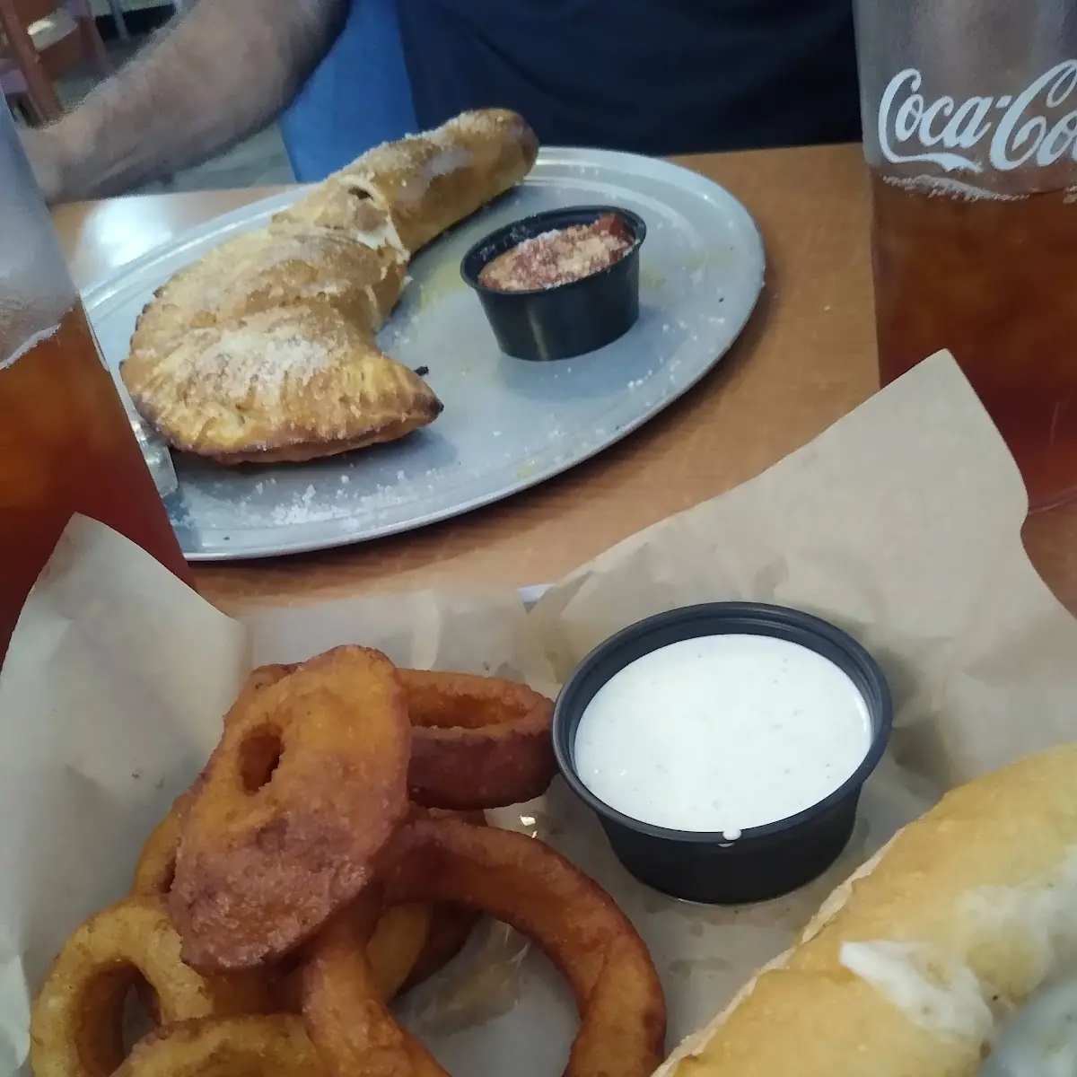Philly Cheese Steak with Onion Rings