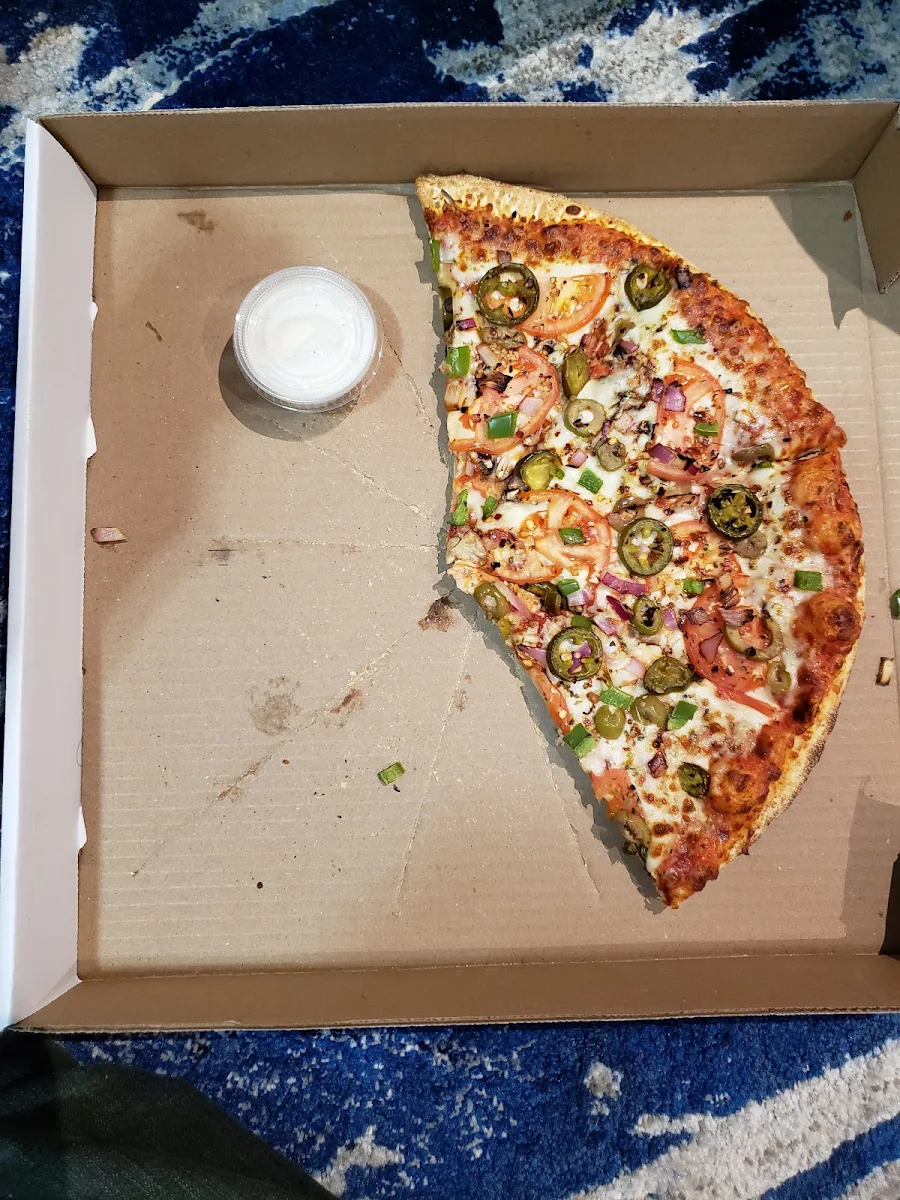 Indian Style Vegetarian Pizza