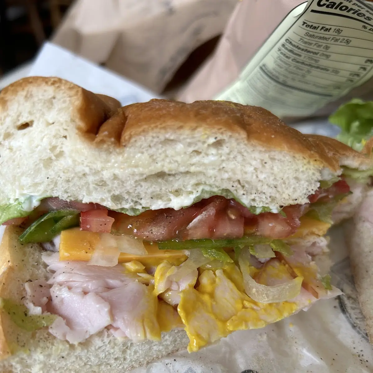 Turkey Cheddar Sandwich