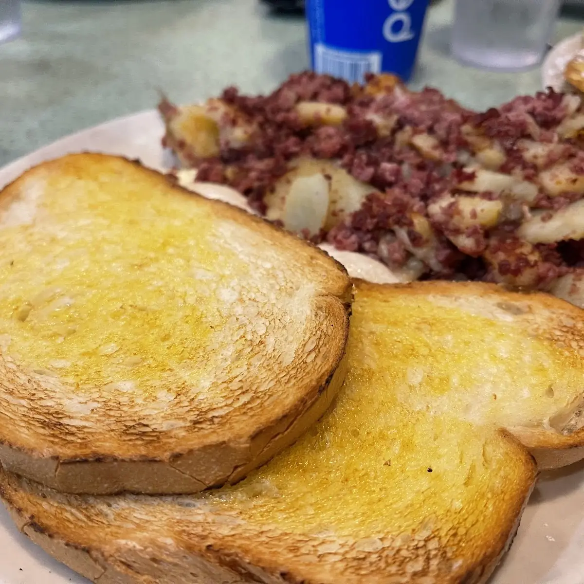 Corned Beef & Swiss Omelet