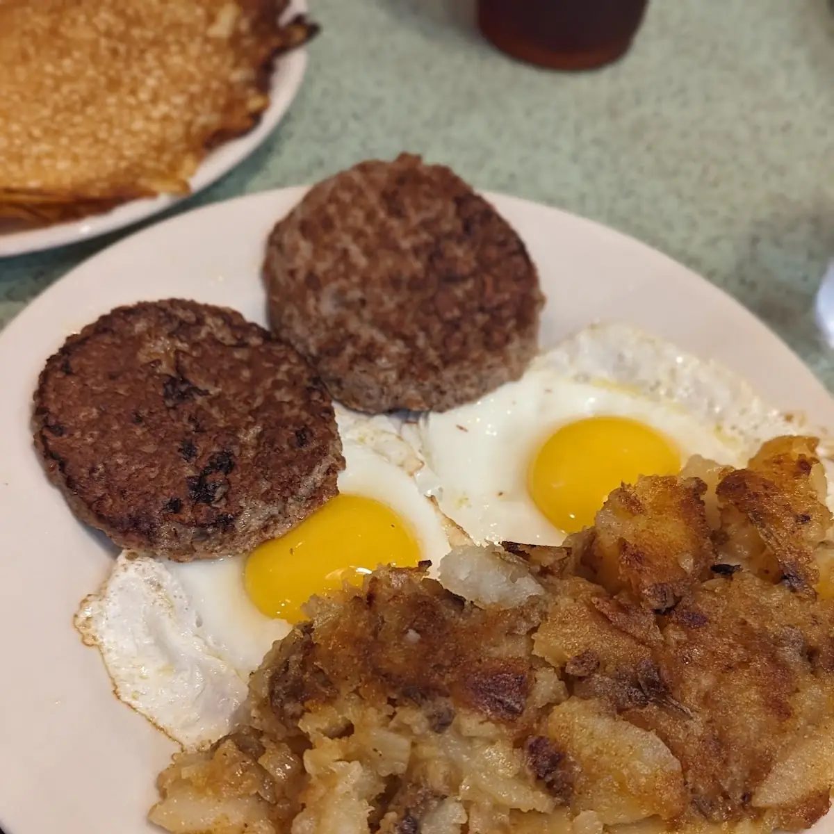 Famous Corned Beef Hash and 2 Eggs
