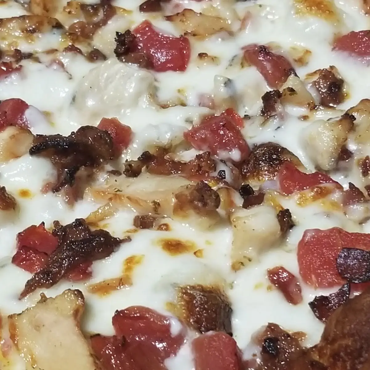 Chicken Bacon Ranch Pan Pizza