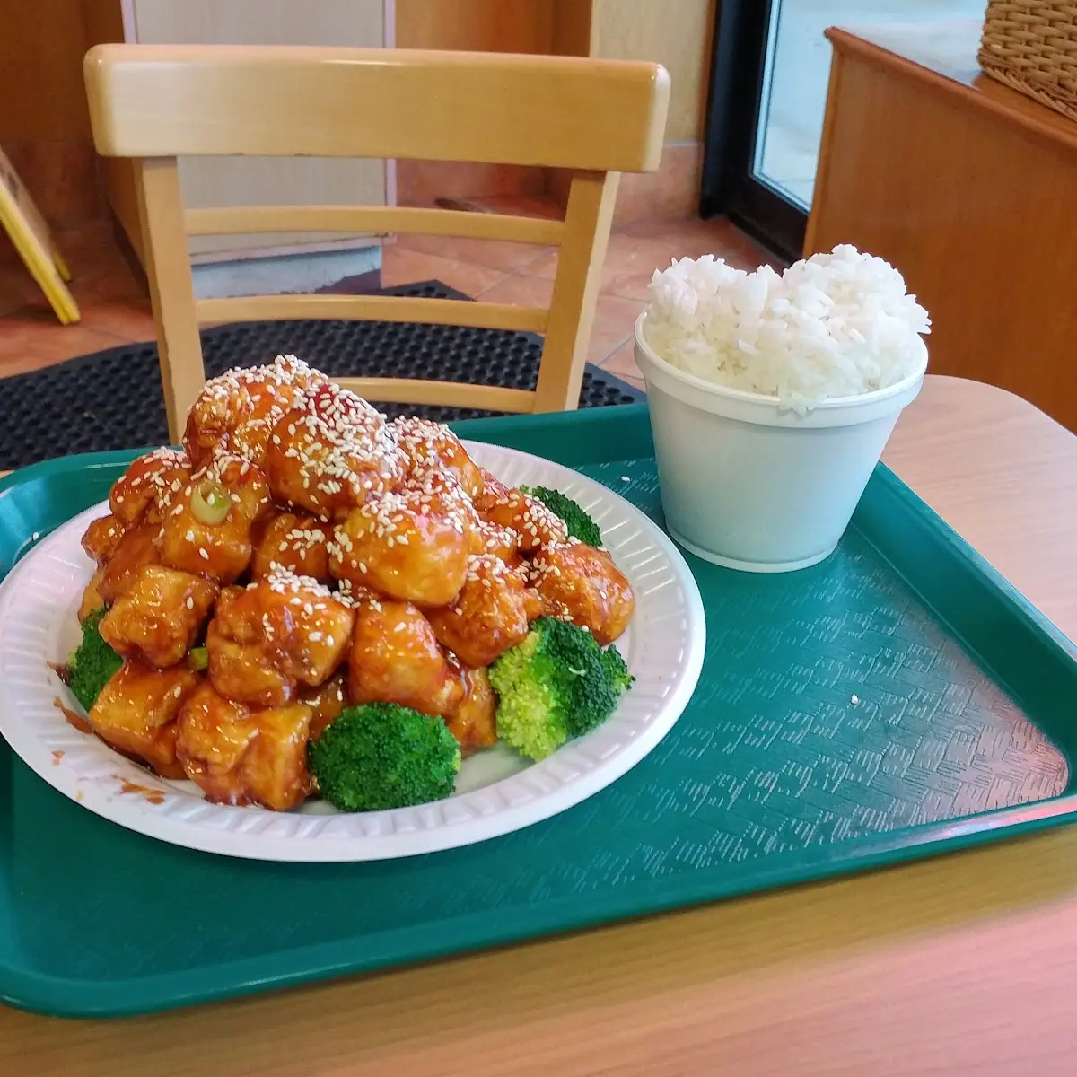 Seseme Tofu with Mixed Vegetables