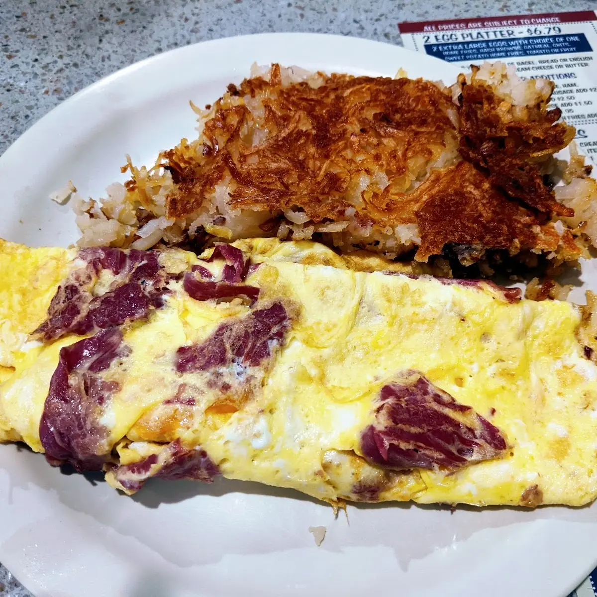 Corned Beef Omelet