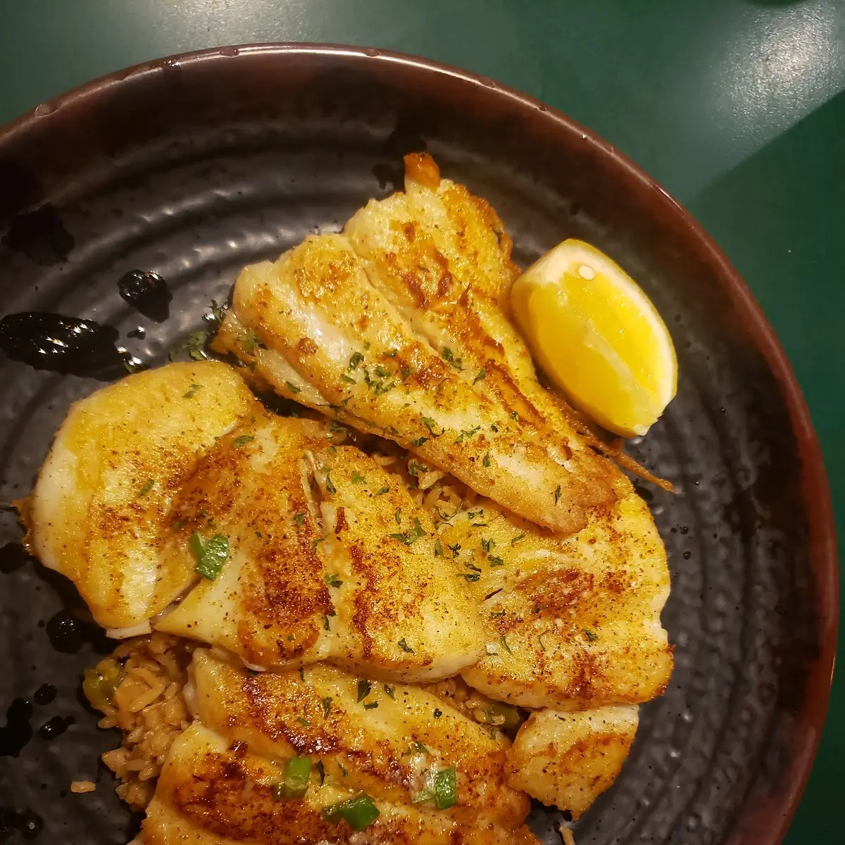 Grilled Catfish Dinner