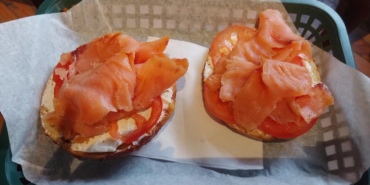Smoked Salmon on a Bagel