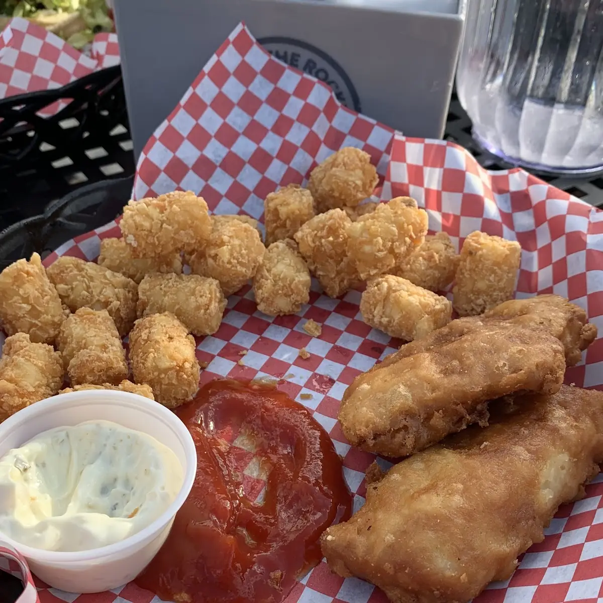Fish Basket with Tater Tots