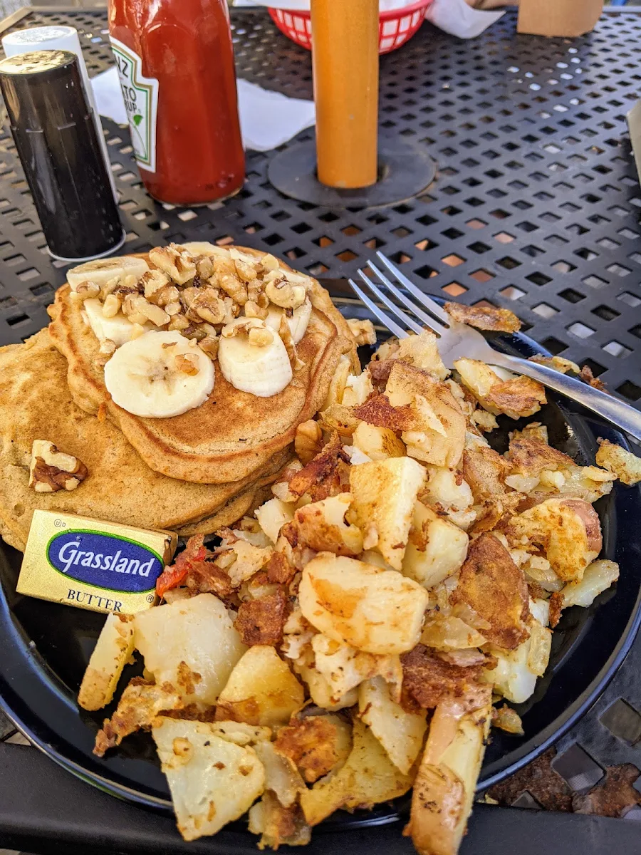 Banana Walnut Pancakes