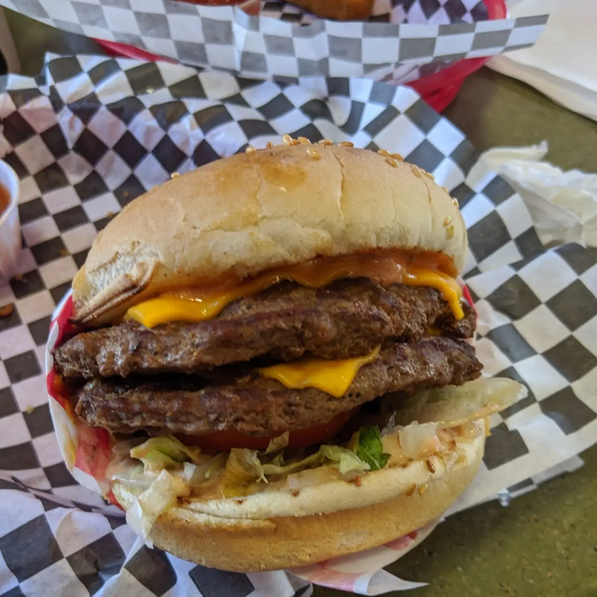 Double Cheeseburger Fries and Mozzarella Cheese Sticks