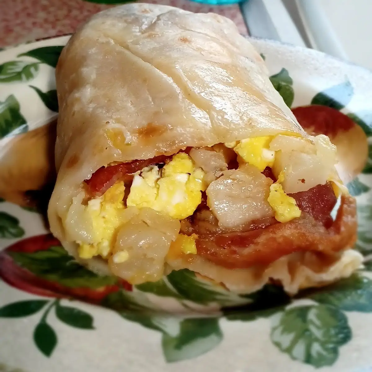 Breakfast Burrito w Bacon