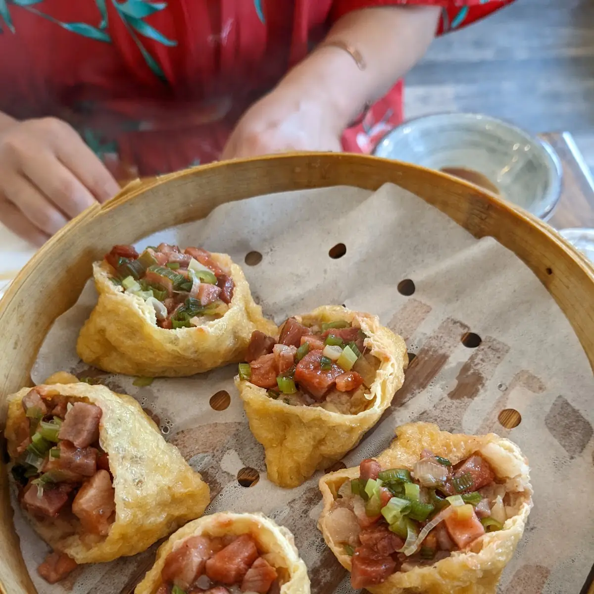 Char Siu Tofu Pocket