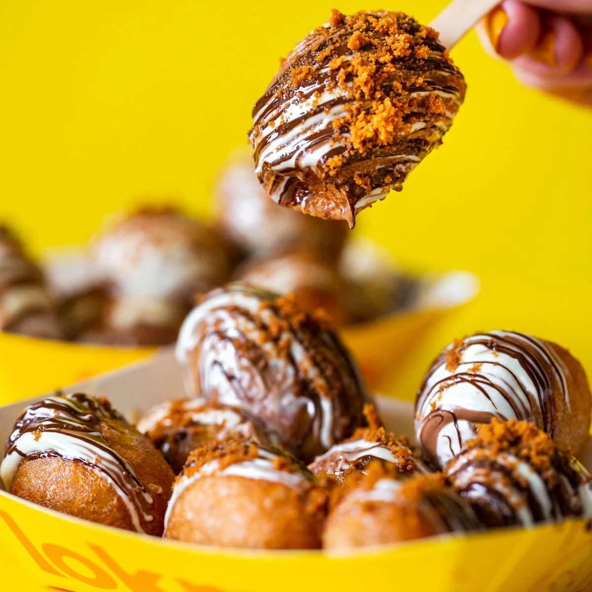Lokmas and 36 Mini Donuts with 4 Milkshakes, Lokma Desserts Oakville