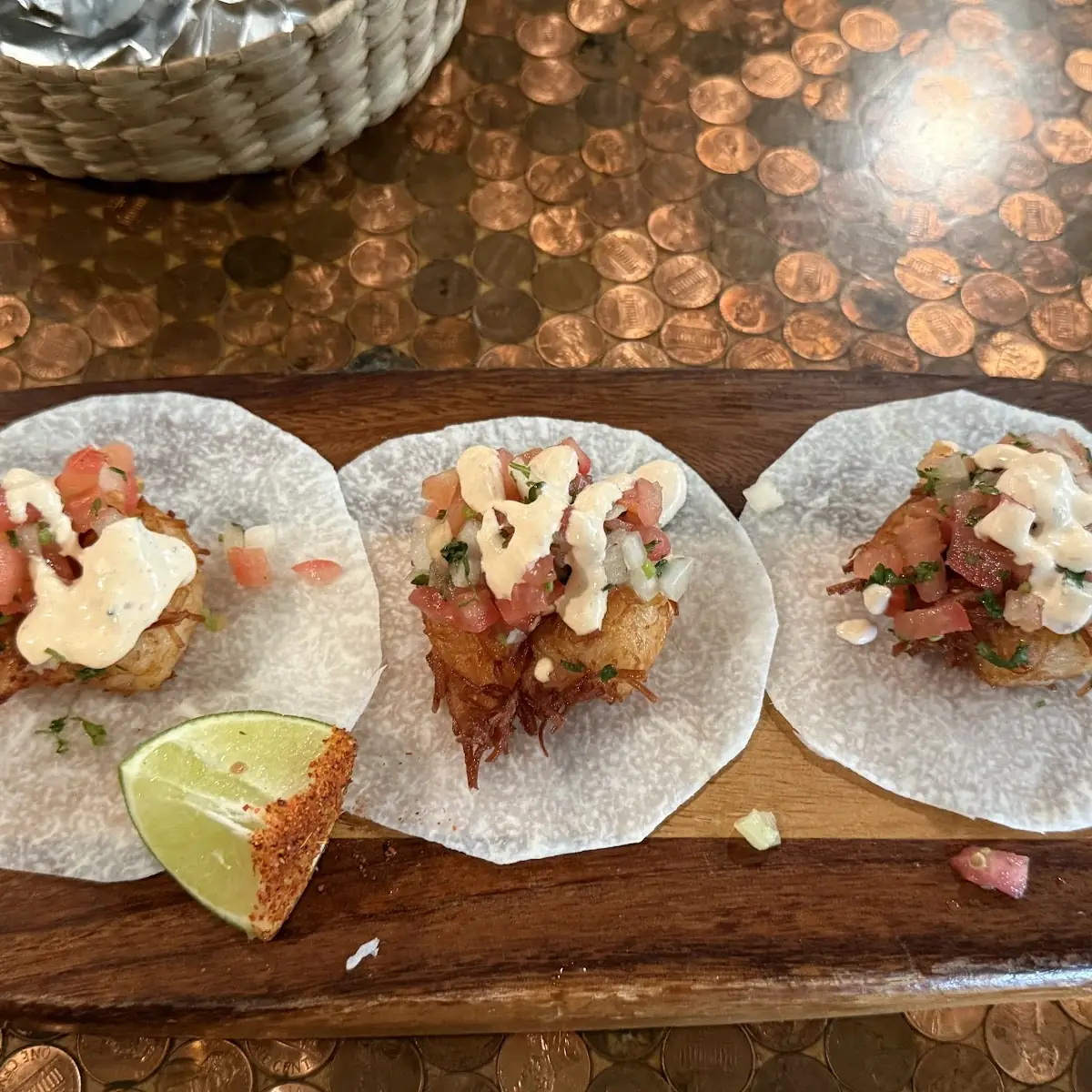 Jicama Shrimp Tacos