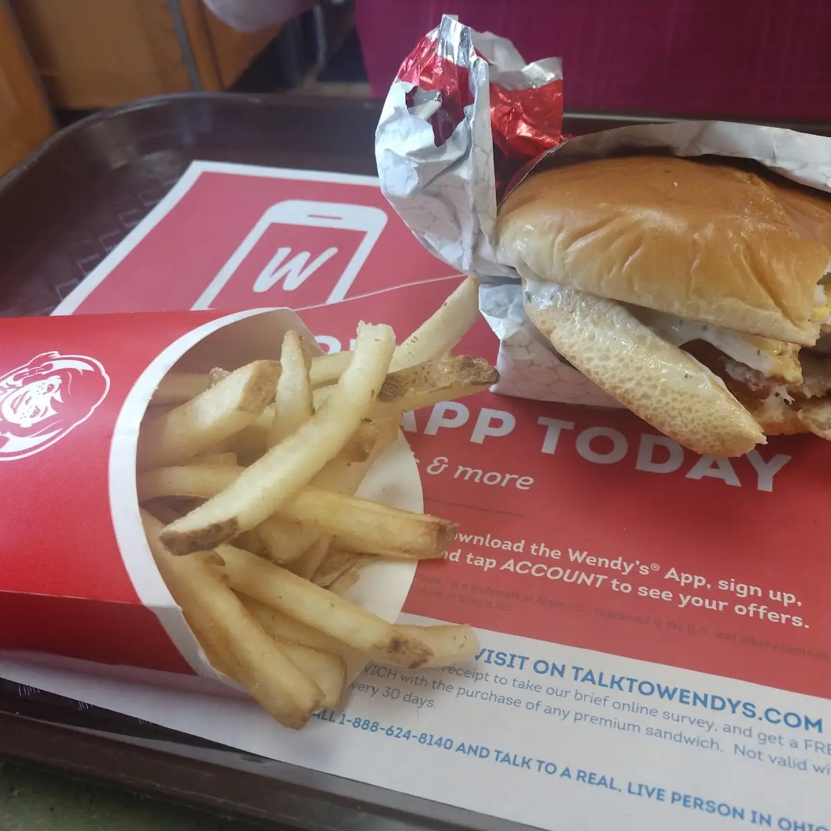 Fish Sandwich and Fries