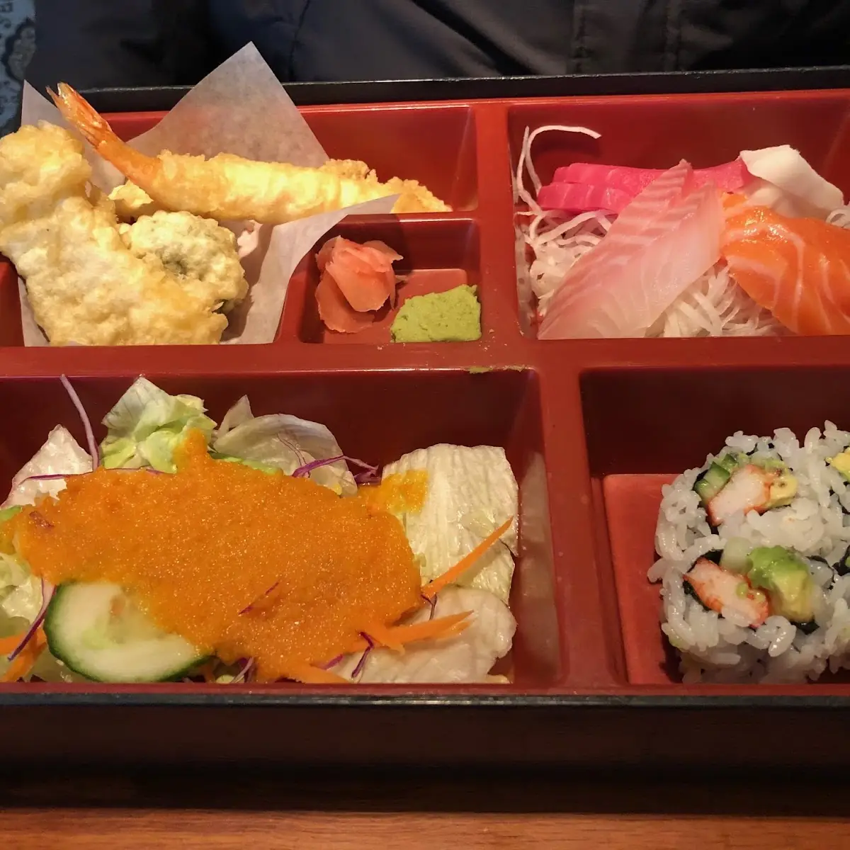 Sashimi Bento Box Lunch
