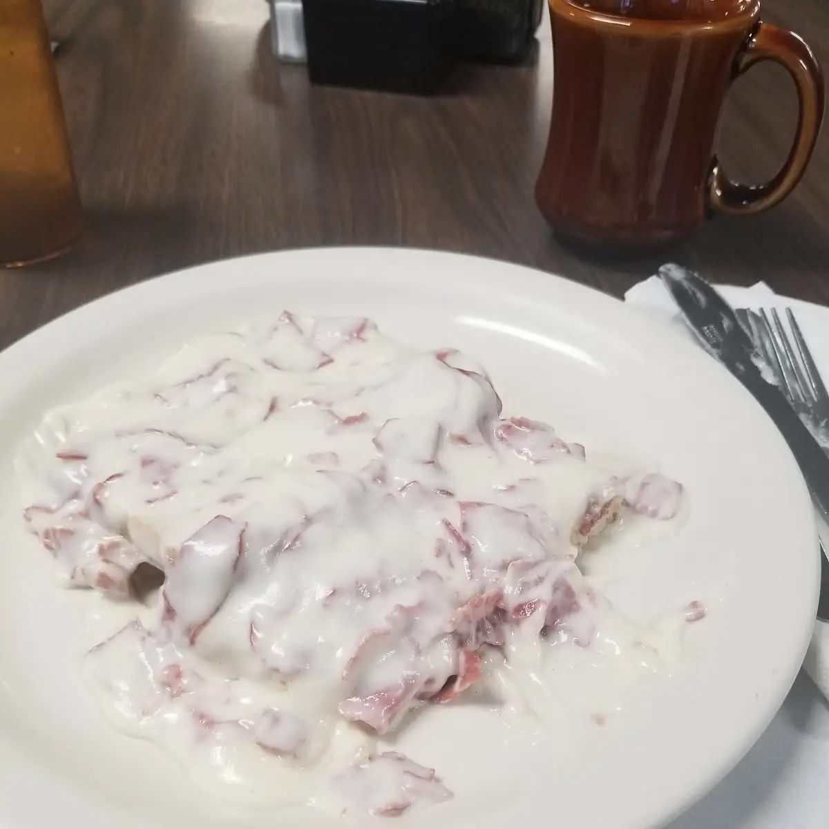 Chipped Beef on Toast