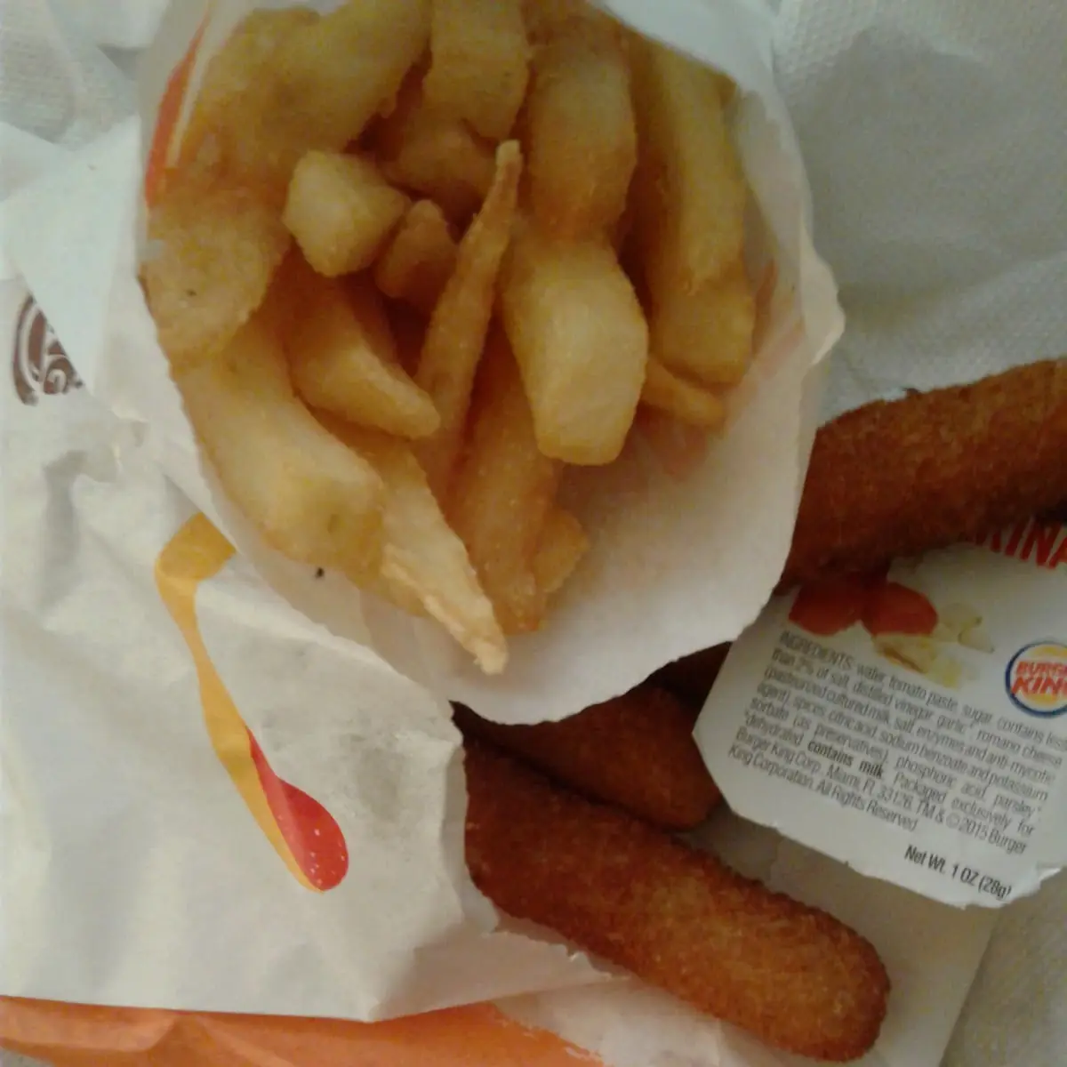 Cheese Sticks and Fries