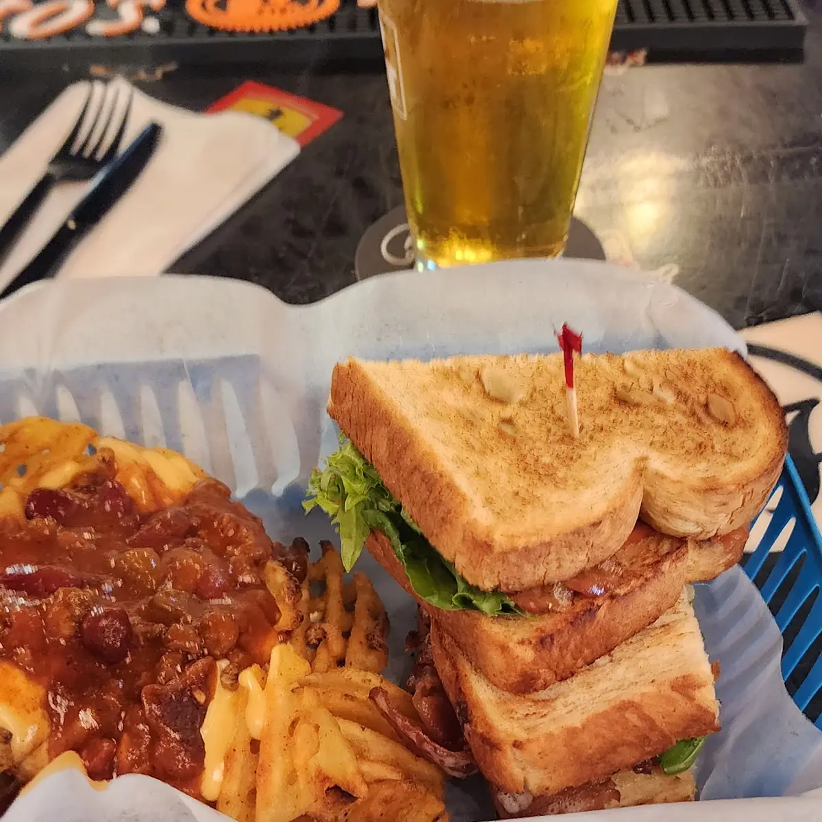 blt and Loaded Fries