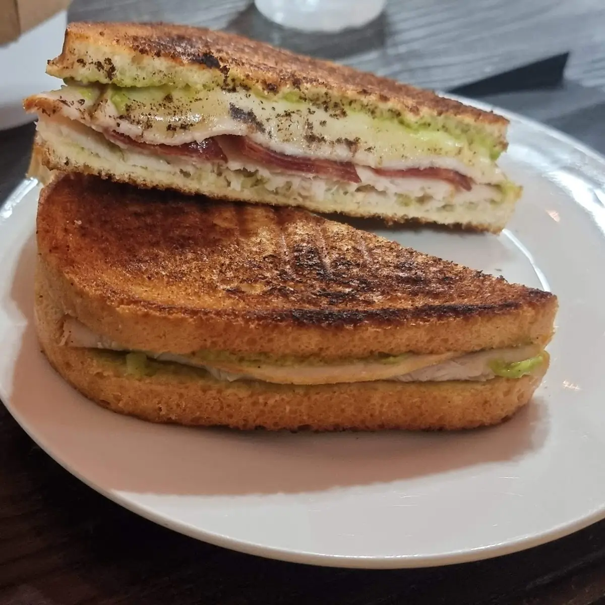 Turkey Bacon & Provolone Avocado Panini