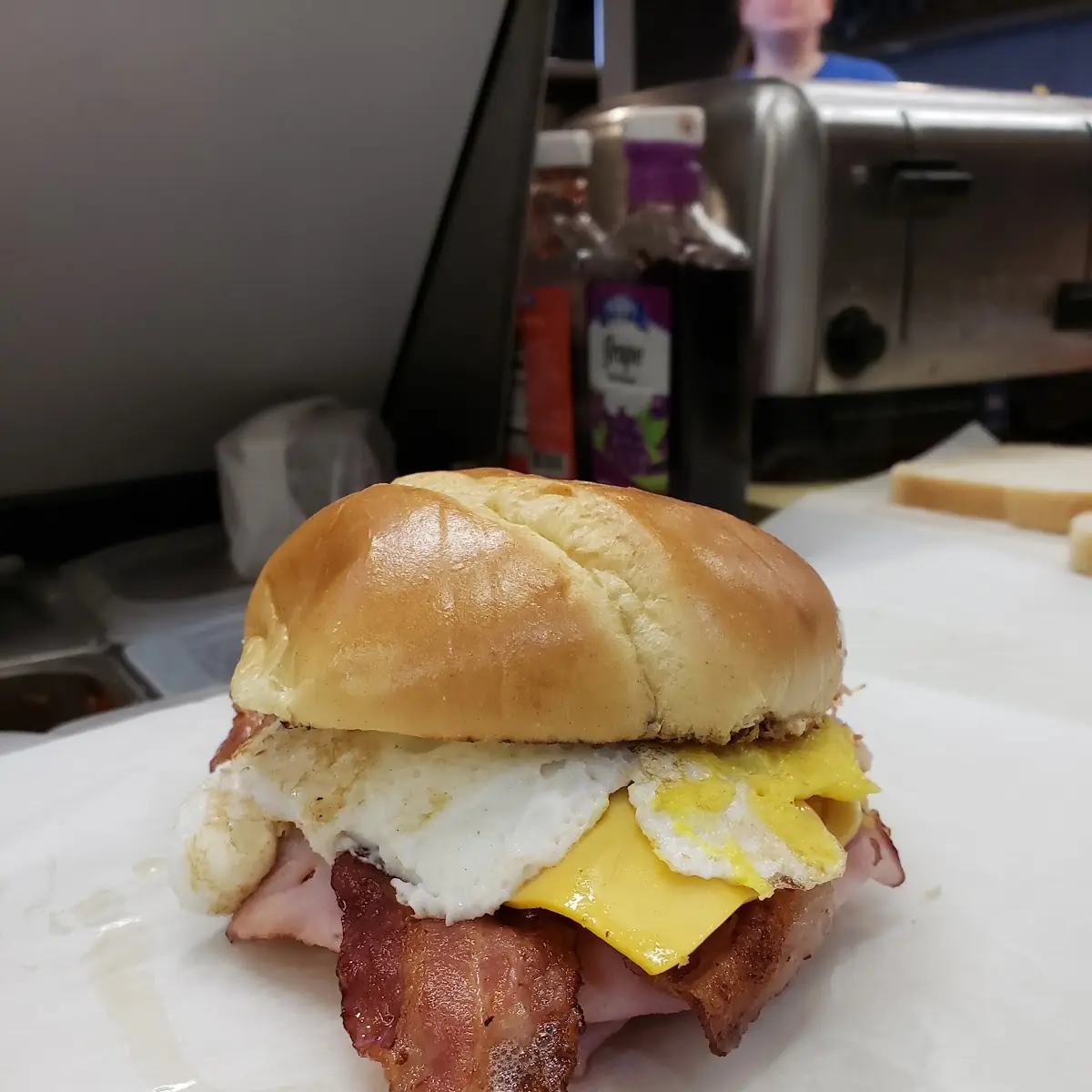 Ham Bacon Egg& Cheese