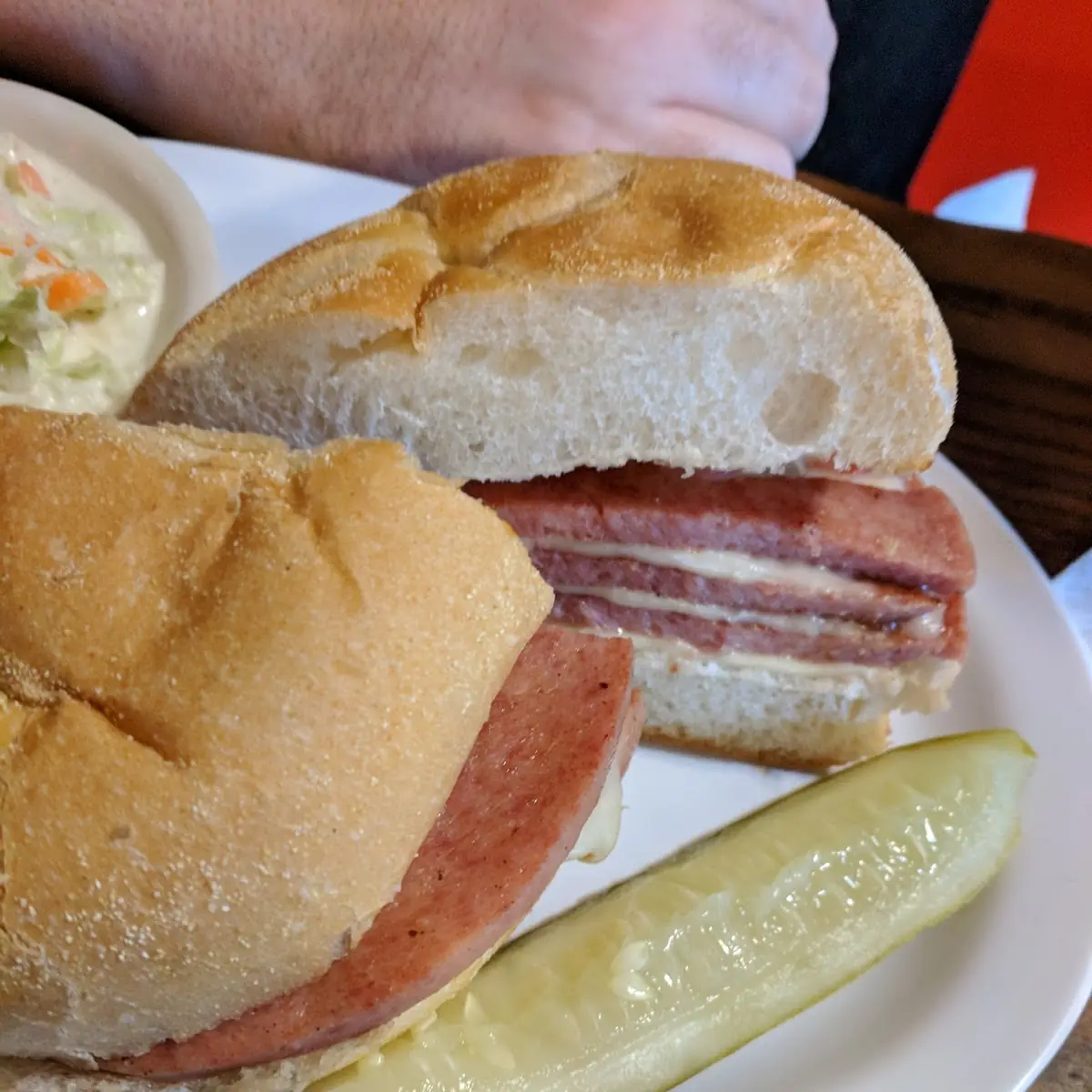 Pork Roll & Cheese Sandwich