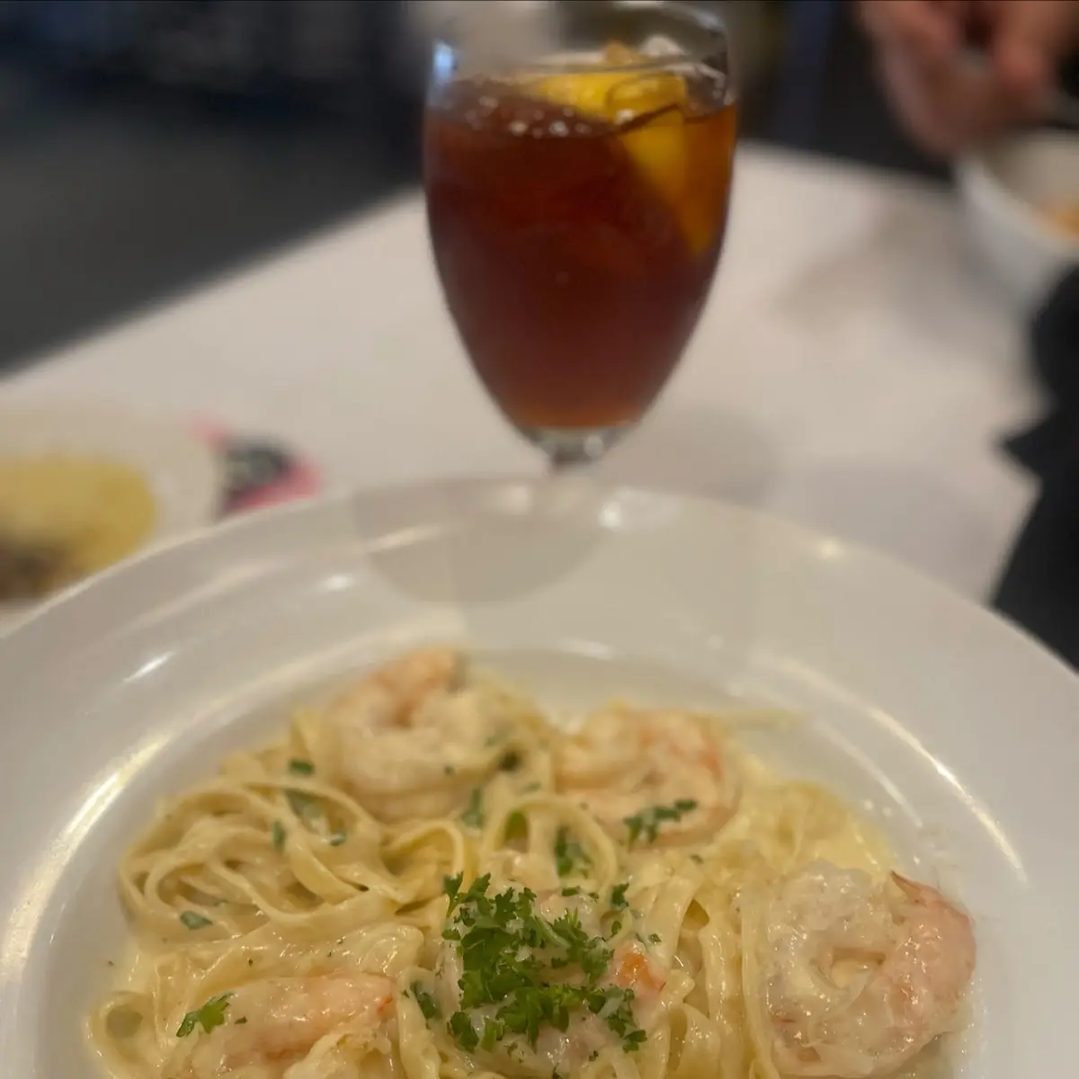 Shrimp Alfredo Fettuccine