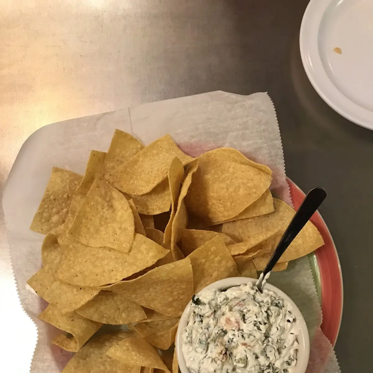Spinach Dip and Chips