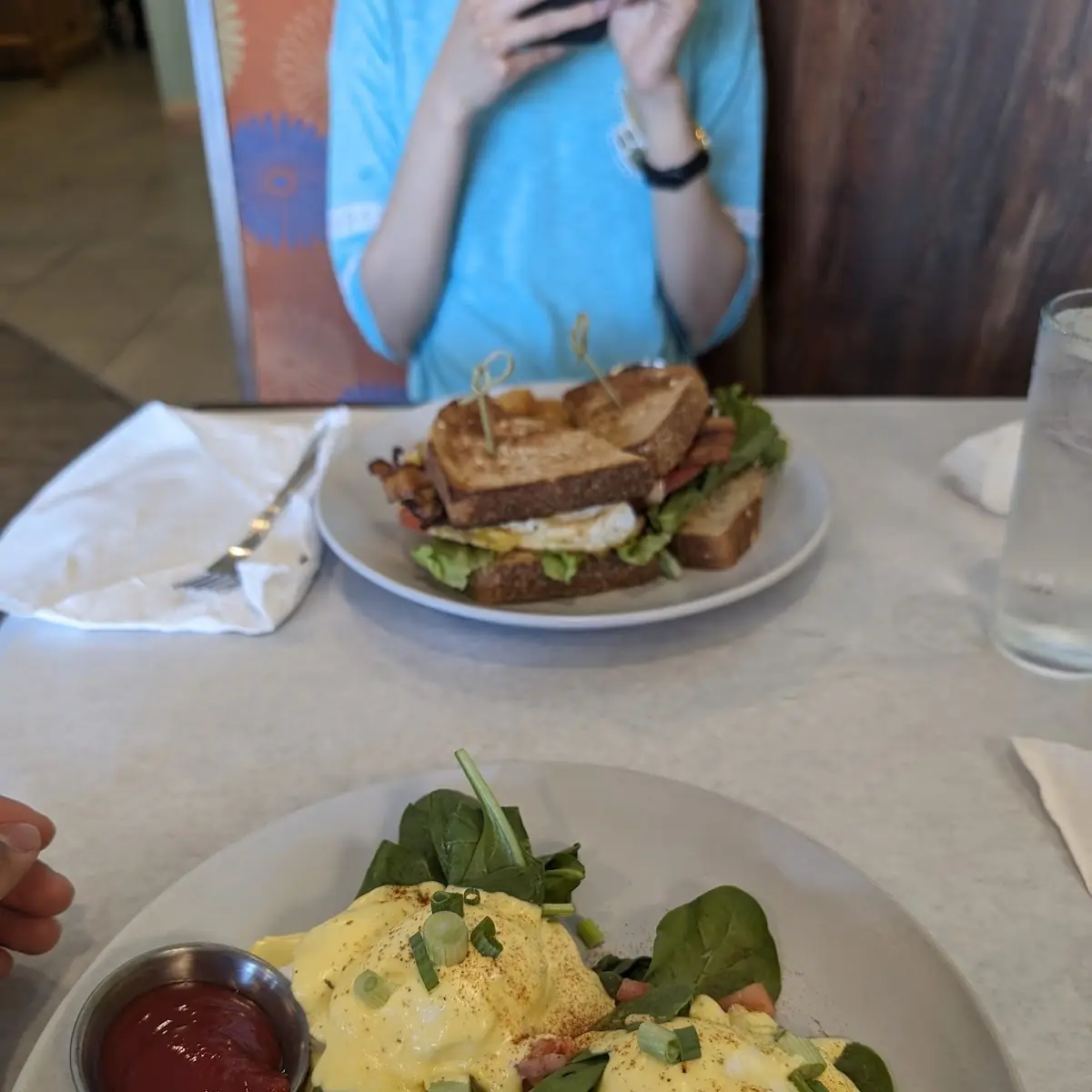 Brontë Eggs Benedict