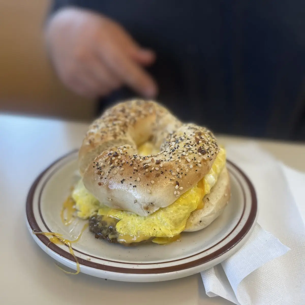 Egg & Cheese with Bacon