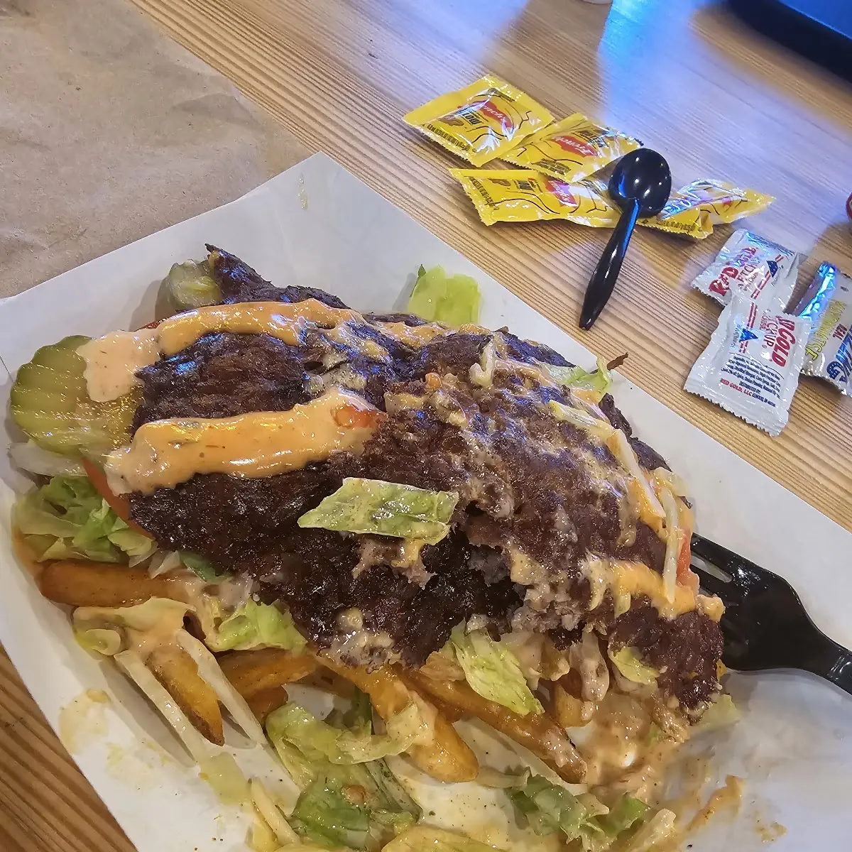 Deconstructed Burger