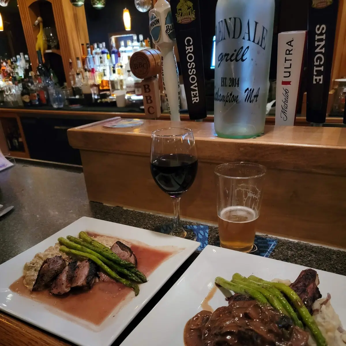 Duck and a Veal Cutlet