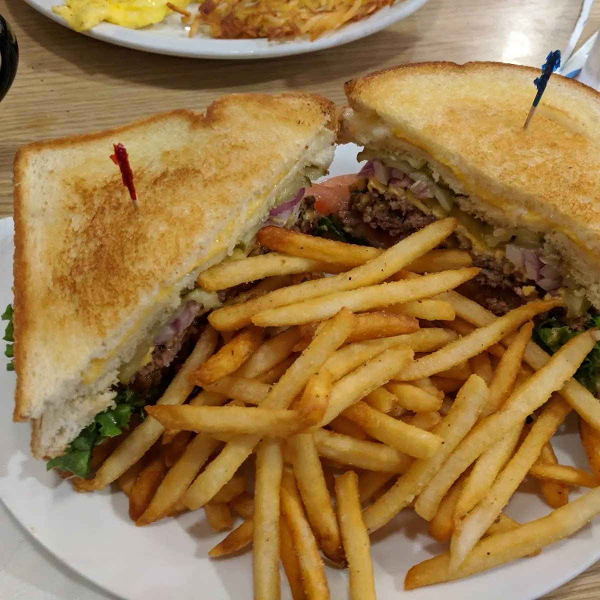 Grilled Cheese Cheeseburger