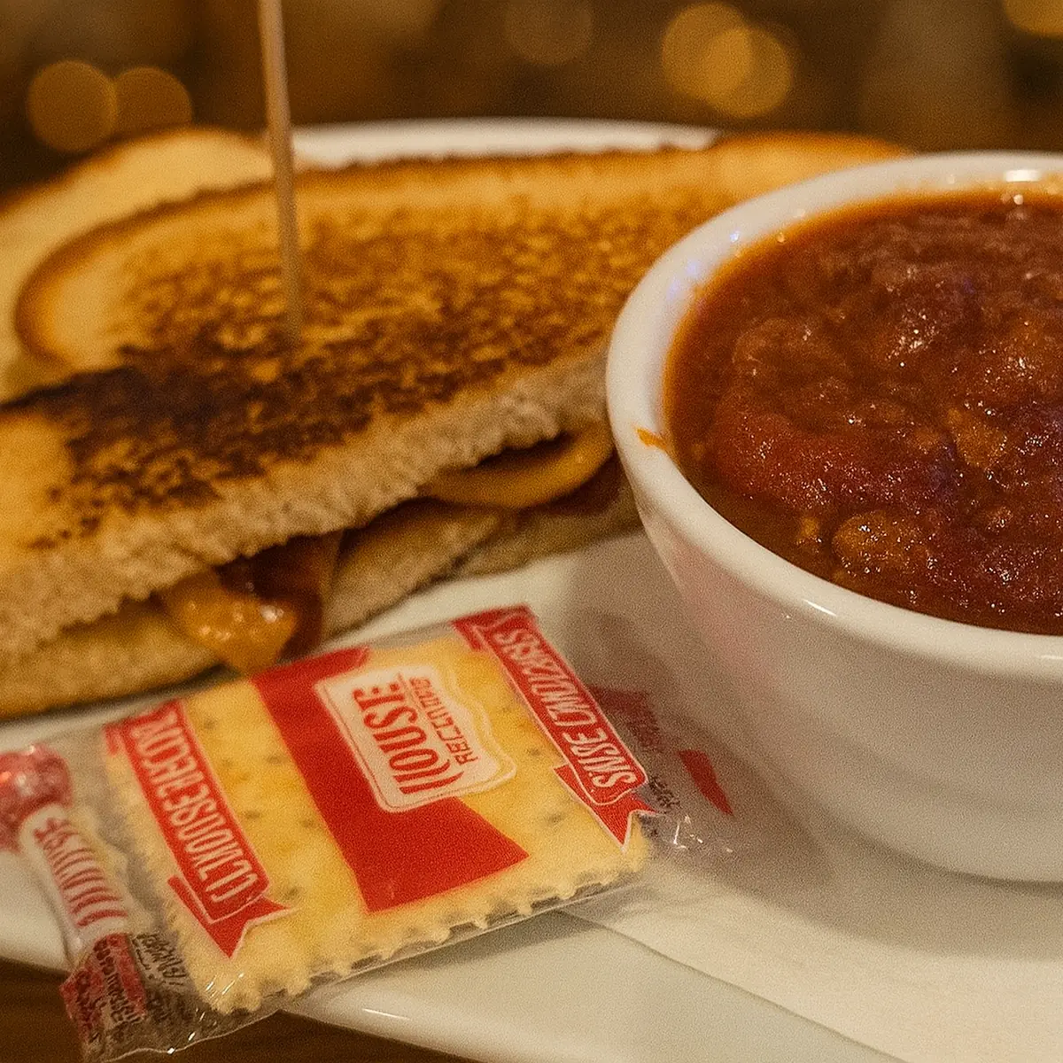 Half Sandwich with a Cup of Soup