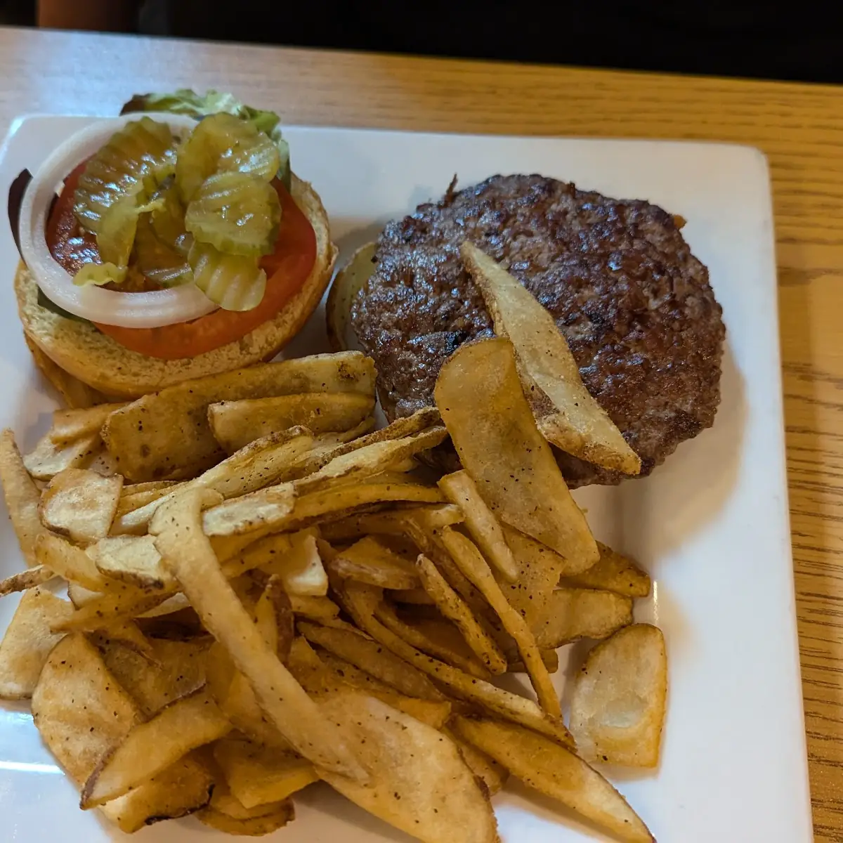 Hamburger Garlic Fries