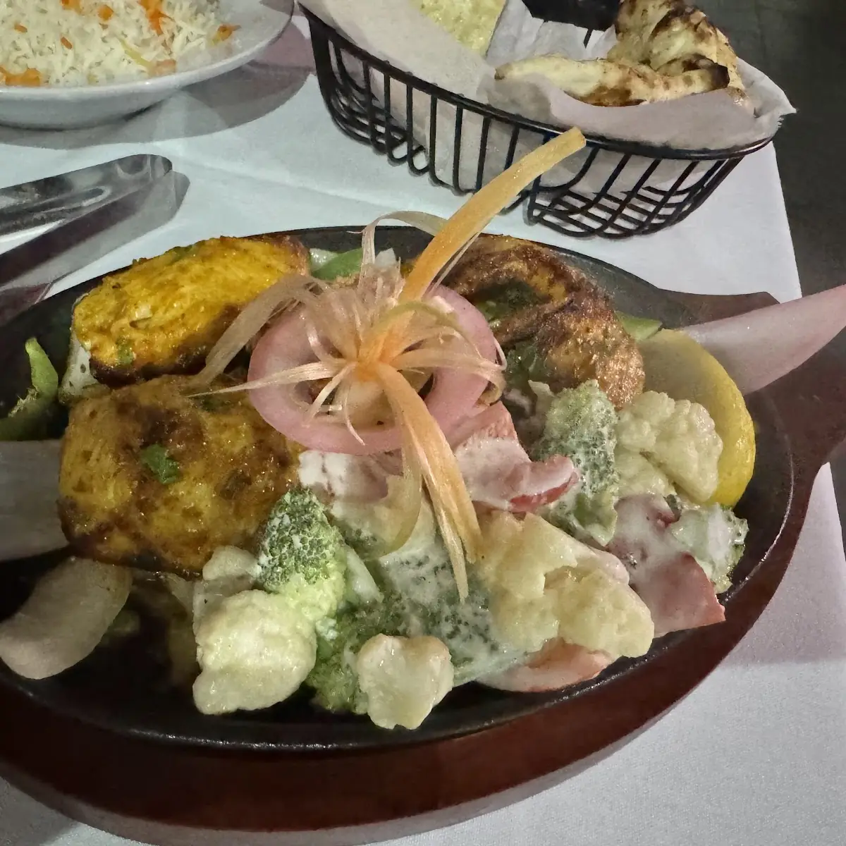 Curry Chicken with Slaw