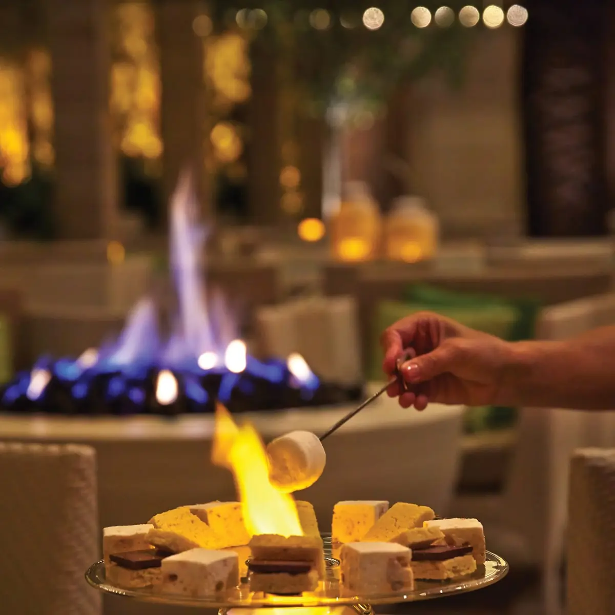 S'Mores on the Press Fire Pit