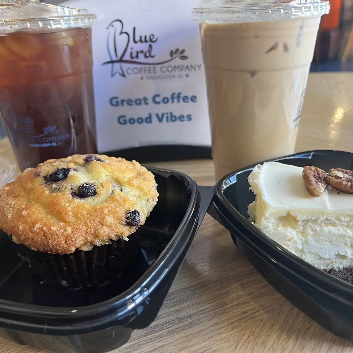 Tea with Blueberry Muffin