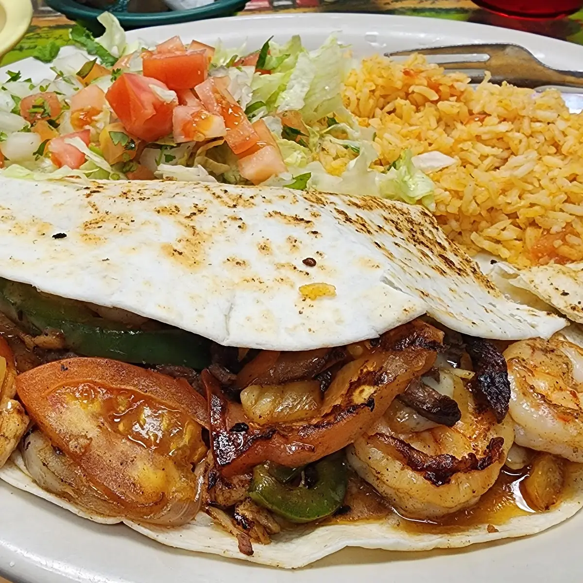 Shrimp Fajitas
