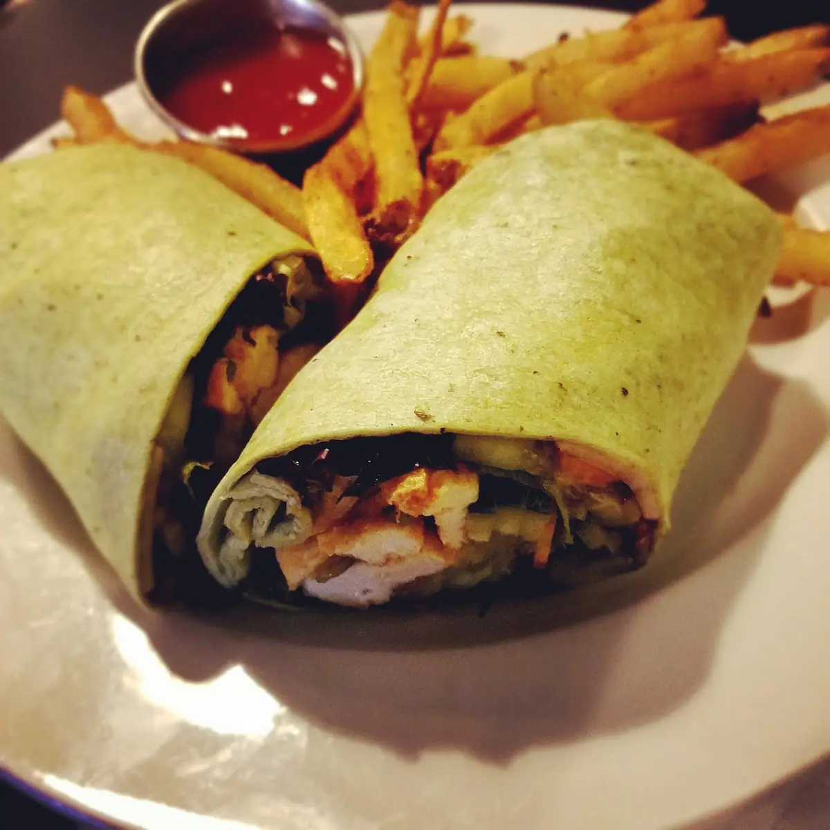Bahn MI Wrap with Fried Tofu