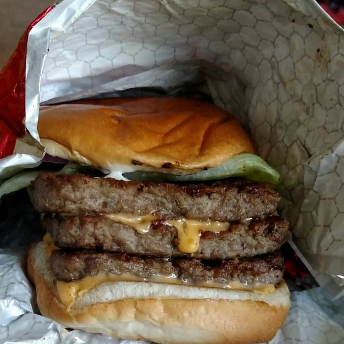Triple Cheeseburger