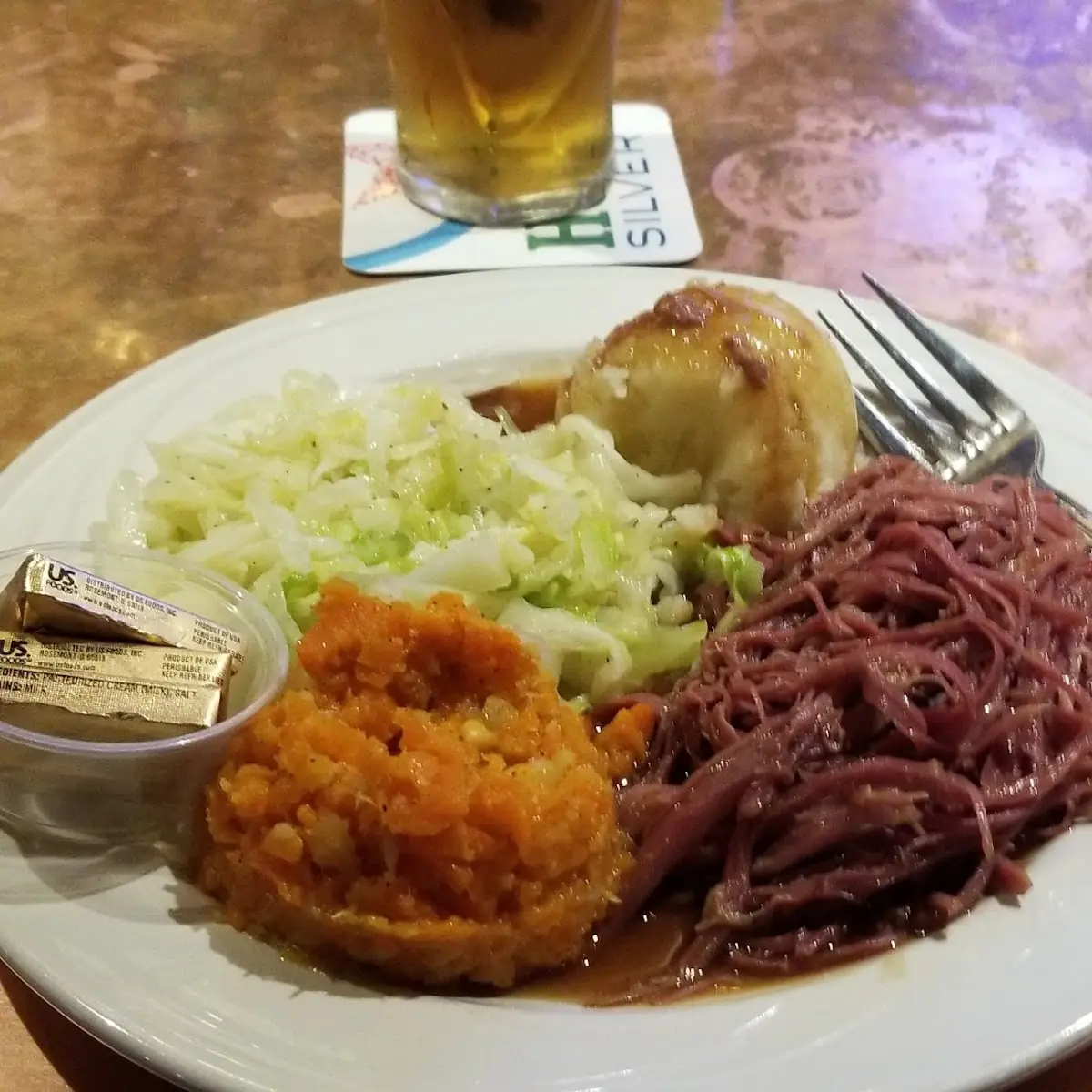 Corned Beef and Cabbage Dinner