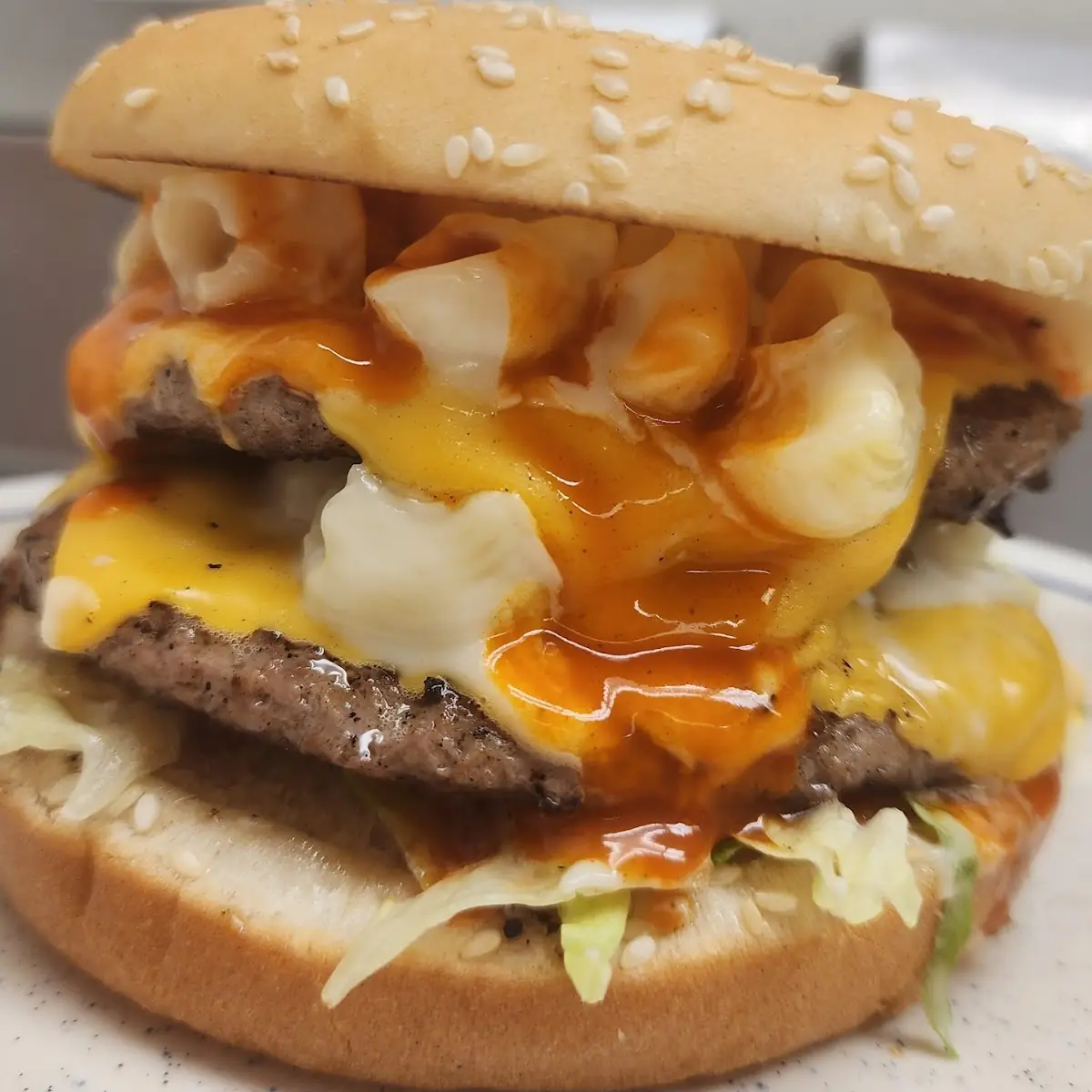 Mac N Cheese Burger