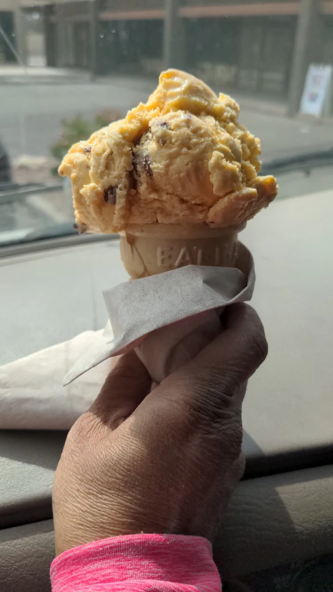 Butter Pecan Ice Cream Cone