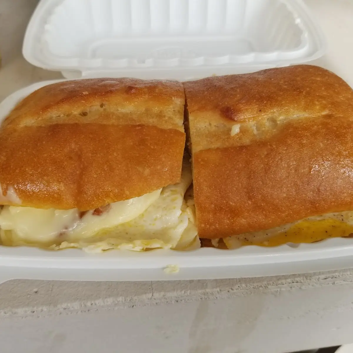 Ham Egg and Cheese Panini