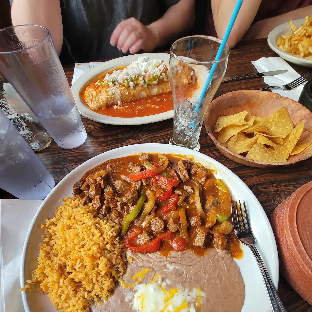 Rice Beans & Cheese Burrito